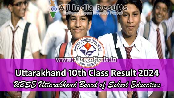 Uttarakhand 10th Class Result 2024